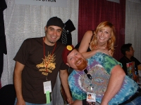 Jay, hamming it up w/Mythbusters Build Team